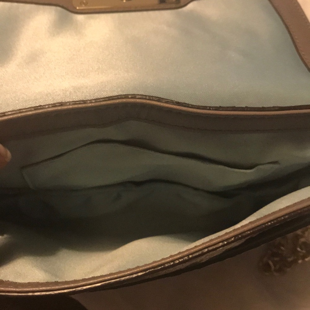 Coach Leather Python Shoulder Bag (Mushroom Color) - image 5